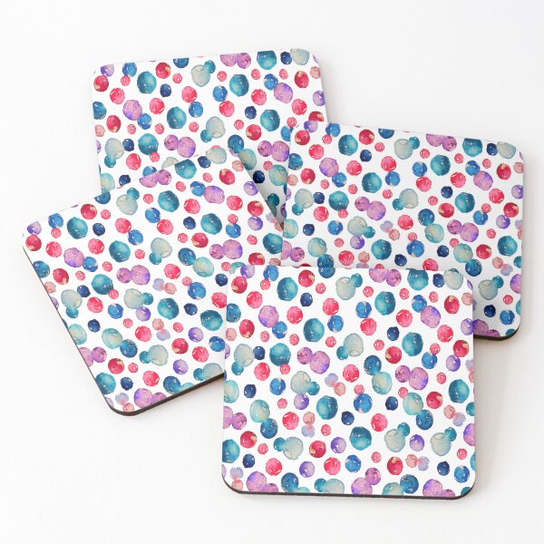 Item preview, Colorful Watercolor Dotty Pattern   designed and sold by Uday24.