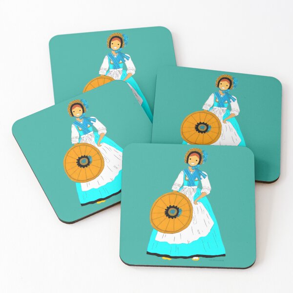 Item preview, Costume of LORRAINE, France. Color background designed and sold by Catherine Debusne.