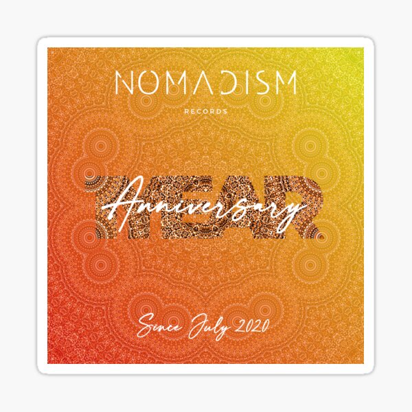 Item preview, Nomadism Records 1 year anniversary designed and sold by NomadismRecords.