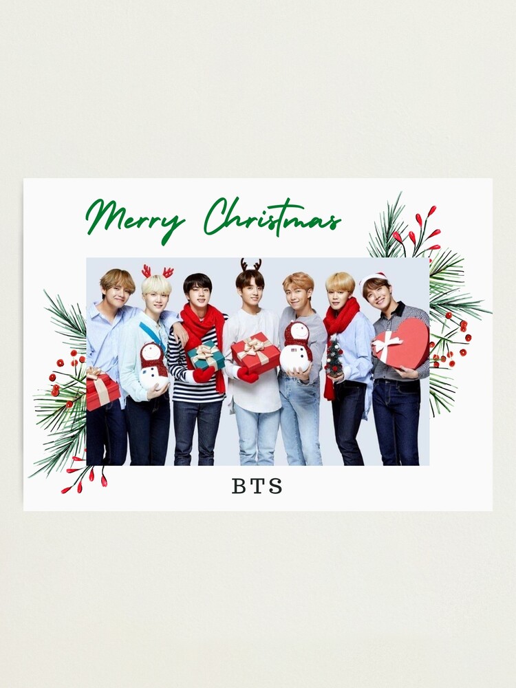 BTS Christmas Little Wishes Photo Card - BTS Official Merch