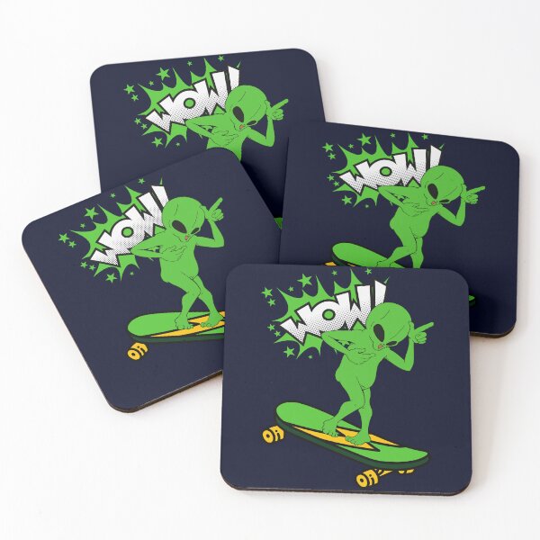 Item preview, Skateboarding Alien designed and sold by ramazis.