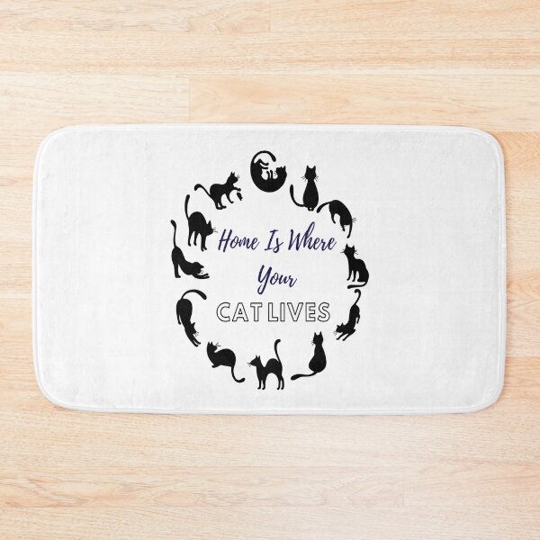 Item preview, Home Is Where Your Cat Lives.  designed and sold by Sloyar.
