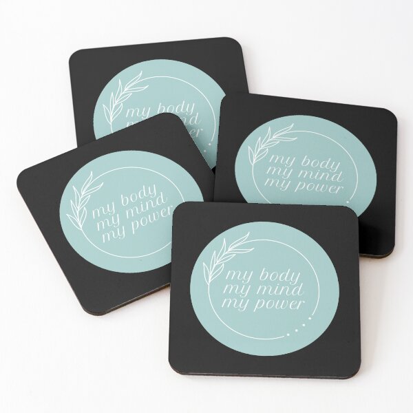 Item preview, My Body My Mind My Power Affirmation Inspiring Quote designed and sold by Oceanarium.
