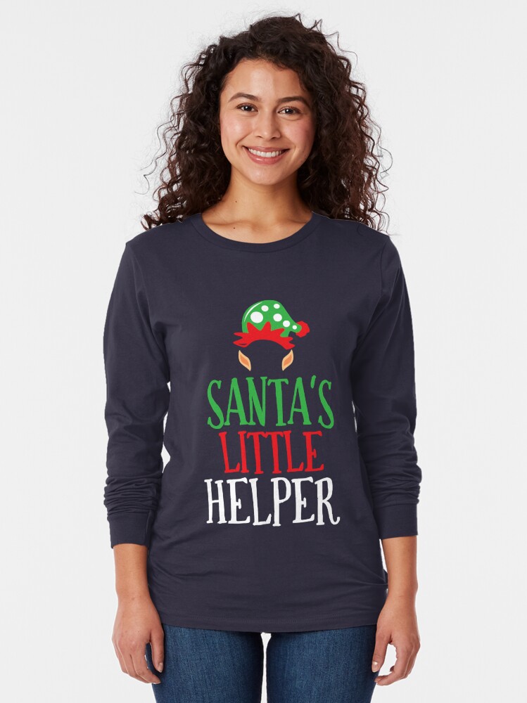 santas little helper t shirt