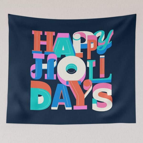 Item preview, Happy Holidays 3 designed and sold by semenkova.