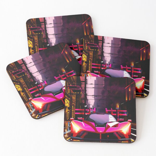 Item preview, Cyberpunk Ferrari in the streets designed and sold by SpaceCars.
