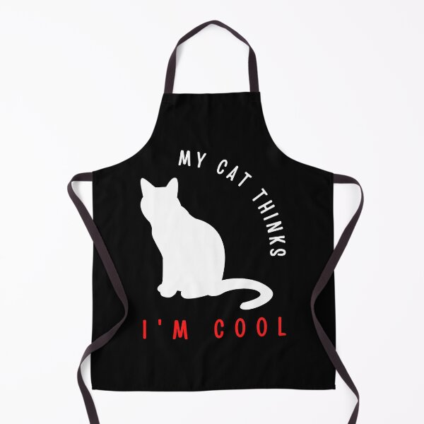 Item preview, My cat thinks I'm cool funny design designed and sold by DigitalMagShop.