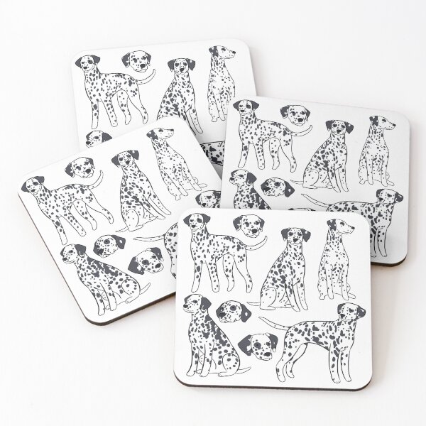 Item preview, Dalmatian illustration pattern  designed and sold by Yarafantasyart.