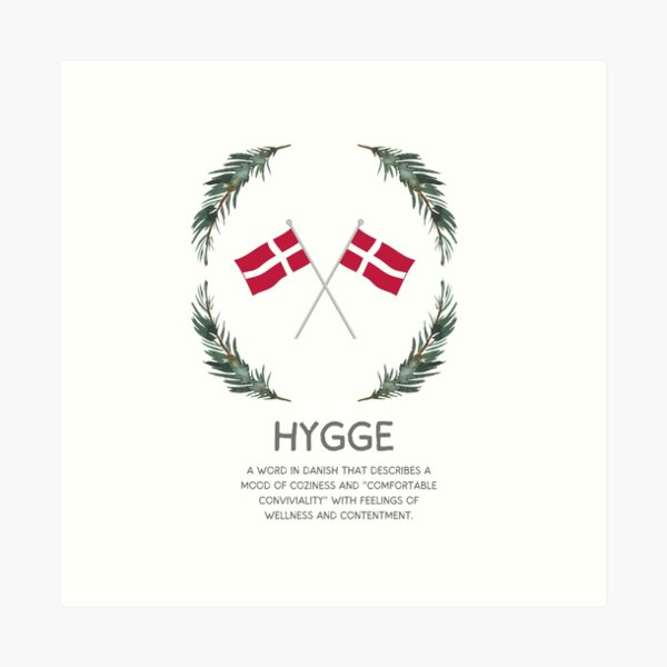 Item preview, Minimal Hygge Sticker designed and sold by Fjord Design.