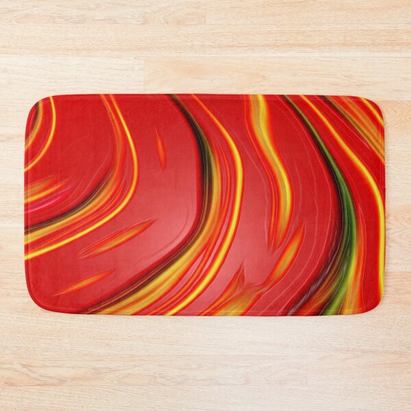 Item preview, Red Floral Cascading Waves designed and sold by fatenanwar.