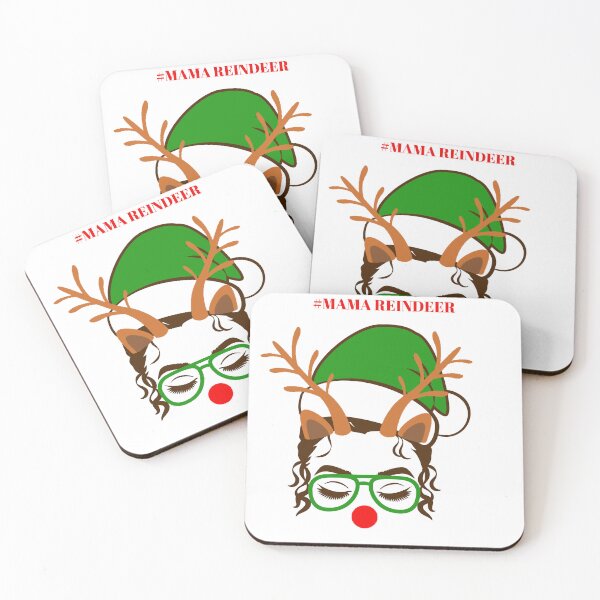 Item preview, Santa's Festive Reindeer Mom Fun Antlers  designed and sold by Darlene Douglas-Jackson.