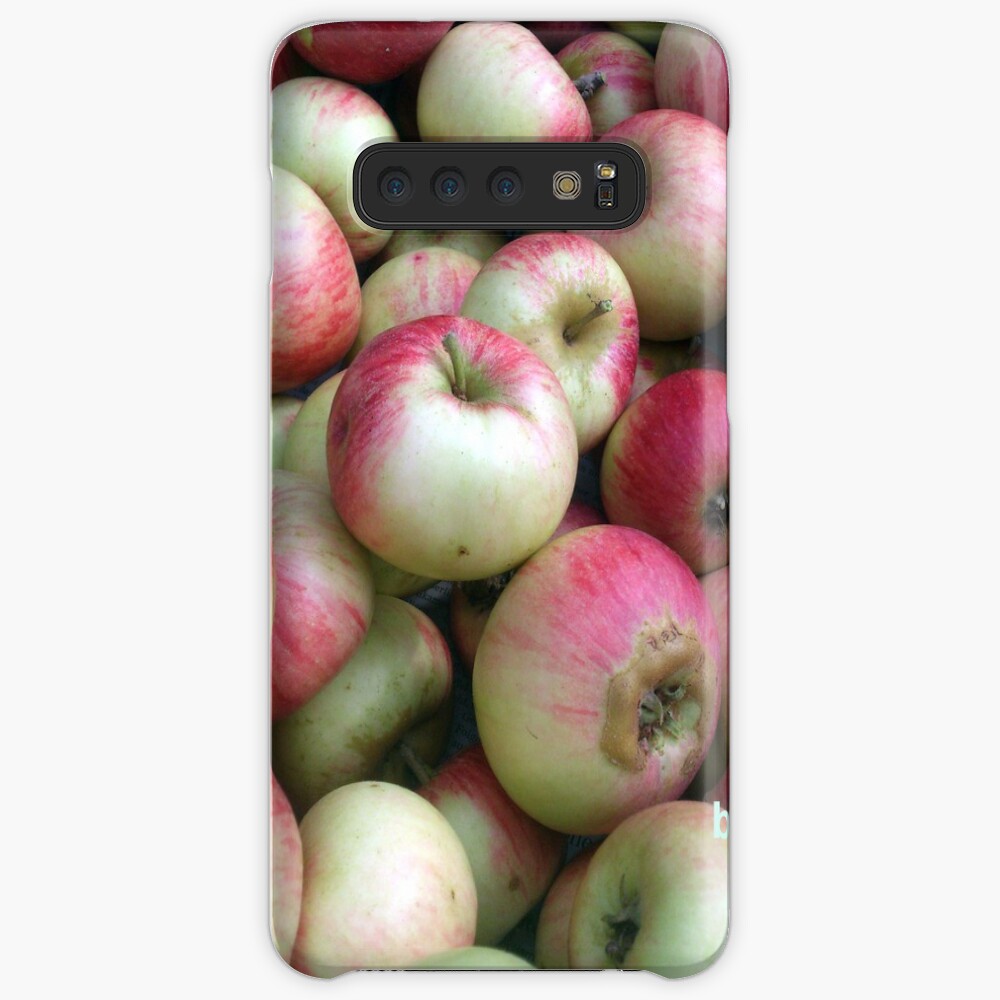 Äpfel - frisch geerntet! Hülle & Klebefolie für Samsung Galaxy
