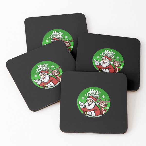 Item preview, Merry Christmas Reindeer Green designed and sold by hamzaaswadd.
