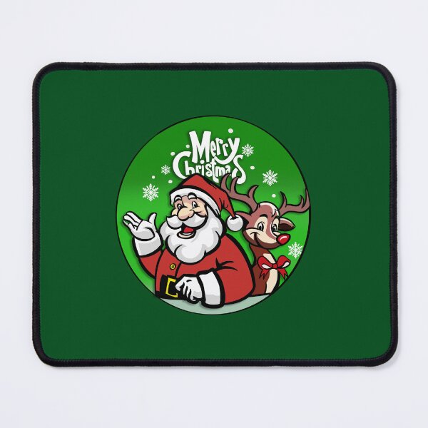 Item preview, Merry Christmas Reindeer Green designed and sold by hamzaaswadd.