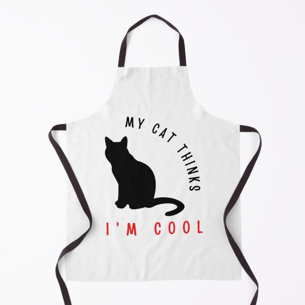 Item preview, My cat thinks I'm cool funny design designed and sold by DigitalMagShop.
