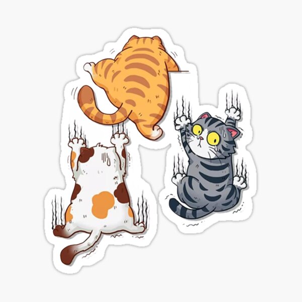 Funny Pet Cat Car Sticker Climbing Cats Animal Styling Stickers Decoration Car Body Creative Decals Decor Accessories Sticker