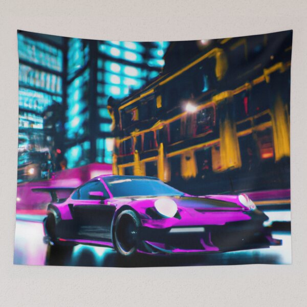 Item preview, Cyberpunk Porche 911 GT2 in the streets designed and sold by SpaceCars.