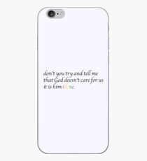 Sam Smith Him Lyrics iPhone Case