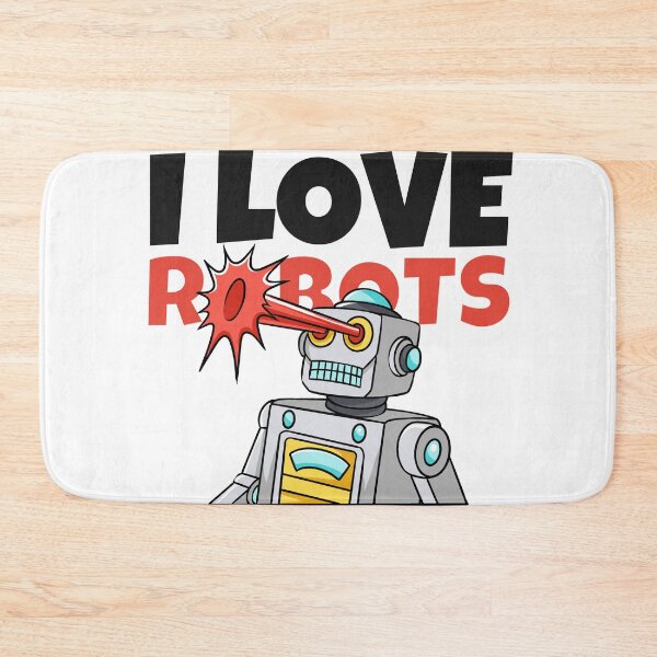 Item preview, Funny Cool Robot Engineer Science Kid I Love Robots designed and sold by 74ninetees.