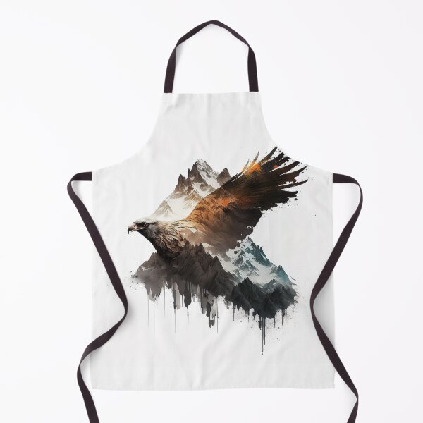 Item preview, An eagle flying over a mountain range designed and sold by klimov0101.