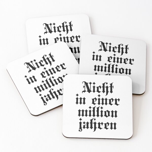 Item preview, Nicht In Einer Million Jahren - Not In A Million Years - German Language designed and sold by JourneyCreative.