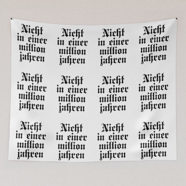 Item preview, Nicht In Einer Million Jahren - Not In A Million Years - German Language designed and sold by JourneyCreative.