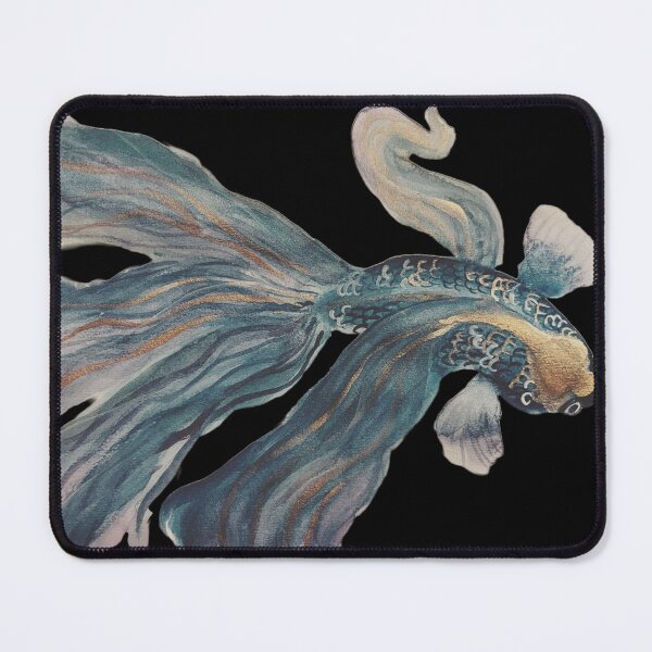 Item preview, Blue and Gold Beta Fish designed and sold by Anastasia Post.