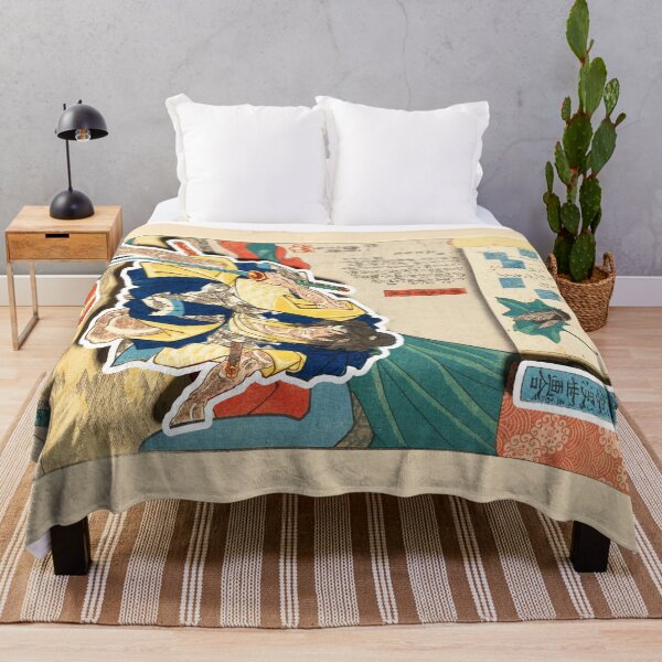 Item preview, A Molted Cicada Shell Utsusemi Soga Gorō Tokimune - Classic Japanese Art - Utagawa Kuniyoshi designed and sold by jade-cooper-art.