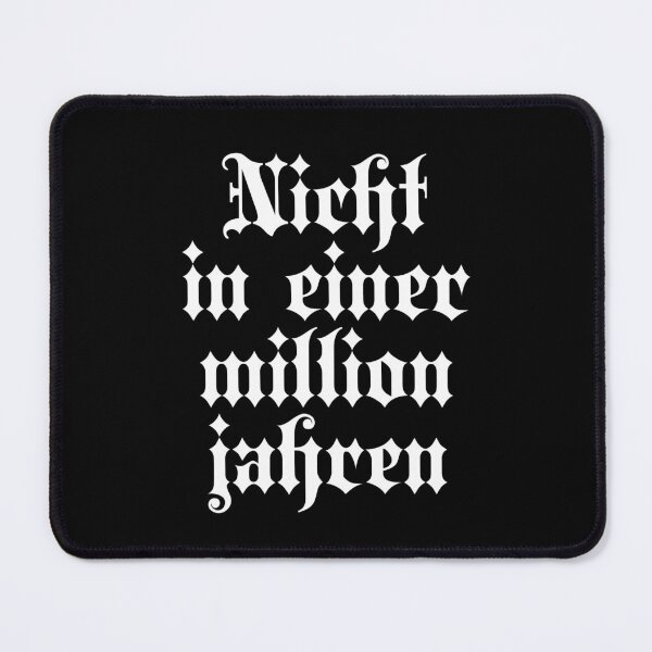 Item preview, Nicht In Einer Million Jahren - Not In A Million Years - German Language designed and sold by JourneyCreative.