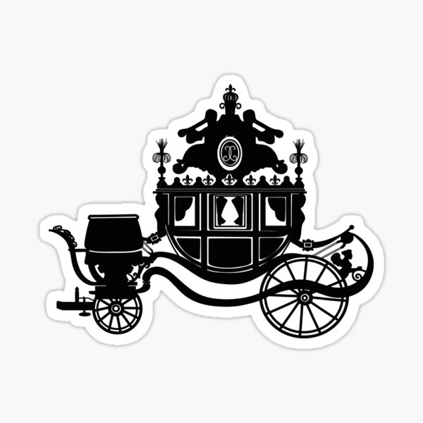 Aperçu de l'œuvre Silhouette du carrosse du sacre de Charles X créée et vendue par dreamtravel.