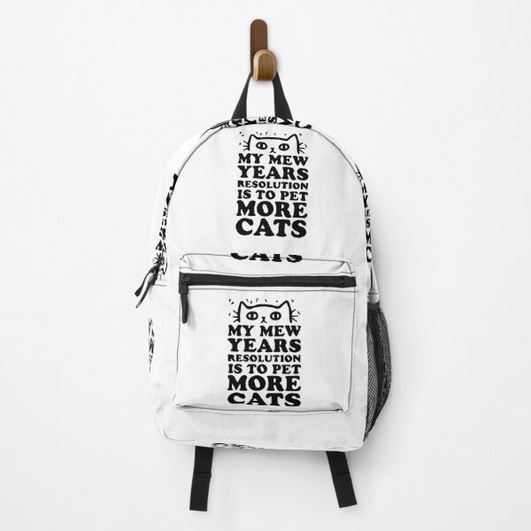Item preview, MY MEW YEARS RESOLUTION IS TO PET MORE CATS designed and sold by Zas9.