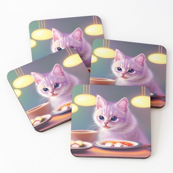 Item preview, Cats and Sushi 5 designed and sold by HauntedWitch.