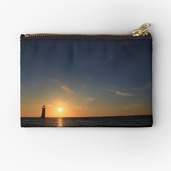 Point of Ayr lighthouse Zipper Pouch