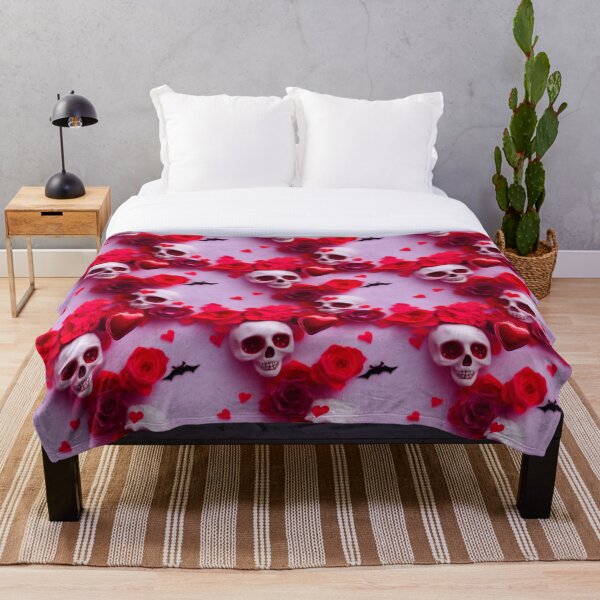 Item preview, Valentines Day Skull Pattern designed and sold by VampyreZen.