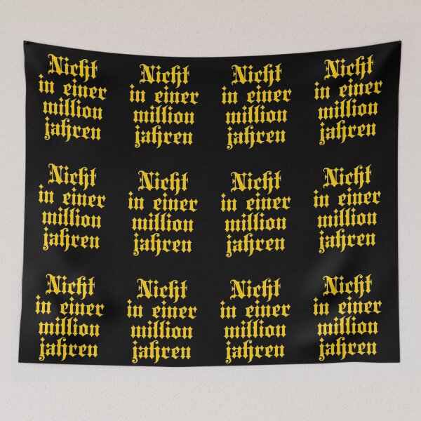 Item preview, Nicht In Einer Million Jahren - Not In A Million Years - German Phrases designed and sold by JourneyCreative.