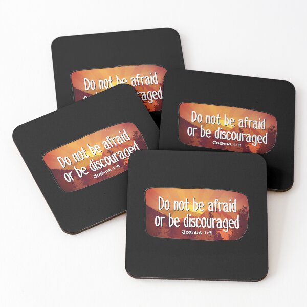 Item preview, Do not be afraid or be discouraged Joshua 1 Verse 9 , The Lord Is With You Wherever You Go - Scribble Art | Bible | Scriptures | Christian Typography | Gospel |  designed and sold by MJDezigns.