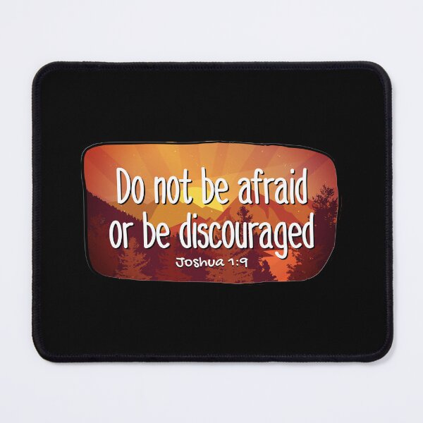 Item preview, Do not be afraid or be discouraged Joshua 1 Verse 9 , The Lord Is With You Wherever You Go - Scribble Art | Bible | Scriptures | Christian Typography | Gospel | designed and sold by MJDezigns.