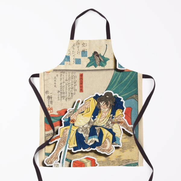 Item preview, A Molted Cicada Shell Utsusemi Soga Gorō Tokimune - Classic Japanese Art - Utagawa Kuniyoshi designed and sold by jade-cooper-art.