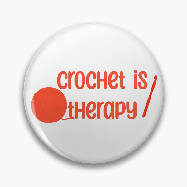 Item preview, Crochet is Therapy  designed and sold by Sketches by Sophie.