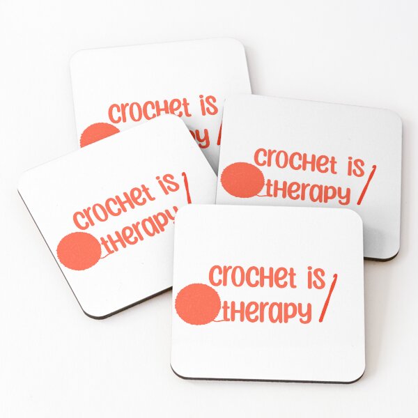 Item preview, Crochet is Therapy  designed and sold by Sketches by Sophie.