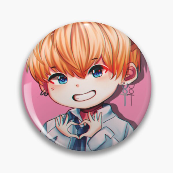 Item preview, BTS Sticker Anime K-pop, Anime, child, chibi designed and sold by BlackDiamond96.
