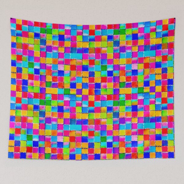 Item preview, Multicolor square pattern designed and sold by shrolts.