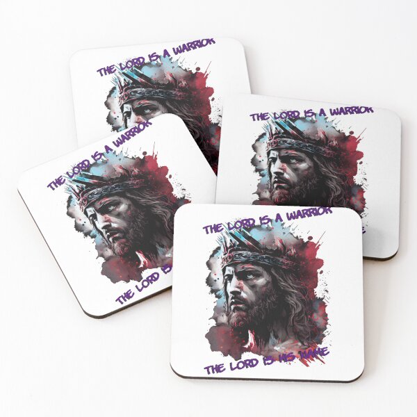 Item preview, Street Art Illustration of Warrior Jesus - Exodus 15:3, Fierce Aesthetic designed and sold by Art4Christ.
