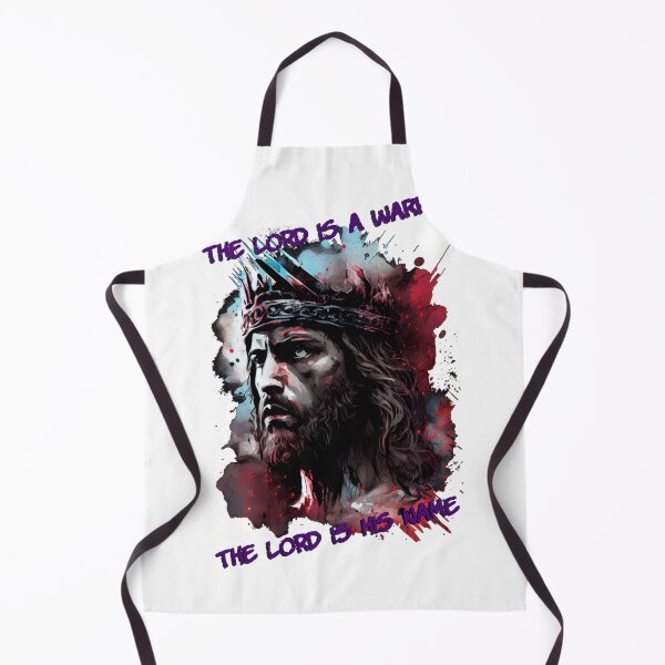 Item preview, Street Art Illustration of Warrior Jesus - Exodus 15:3, Fierce Aesthetic designed and sold by Art4Christ.
