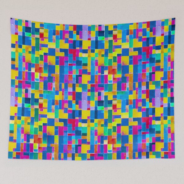 Item preview, Multicolor square pattern 2 designed and sold by shrolts.