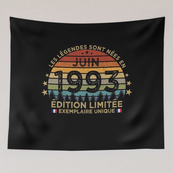 Item preview, Anniversaire 30 Ans Les Legendes Sont Nees en Juin 1993 designed and sold by cssdru.