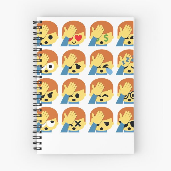 Item preview, Face Palm Boy Emoji   designed and sold by HippoEmo.