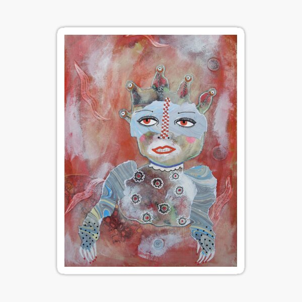 Item preview, Elegant Girl designed and sold by BeaOutsiderArt.