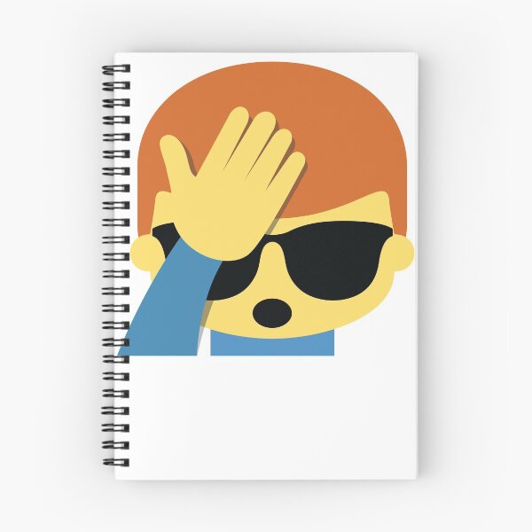 Item preview, Face Palm Boy Emoji   designed and sold by HippoEmo.
