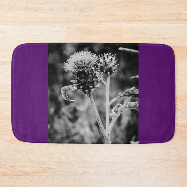 Item preview, Cardoon Flower bw Vertical Nature Beauty designed and sold by eddiebarronshop.